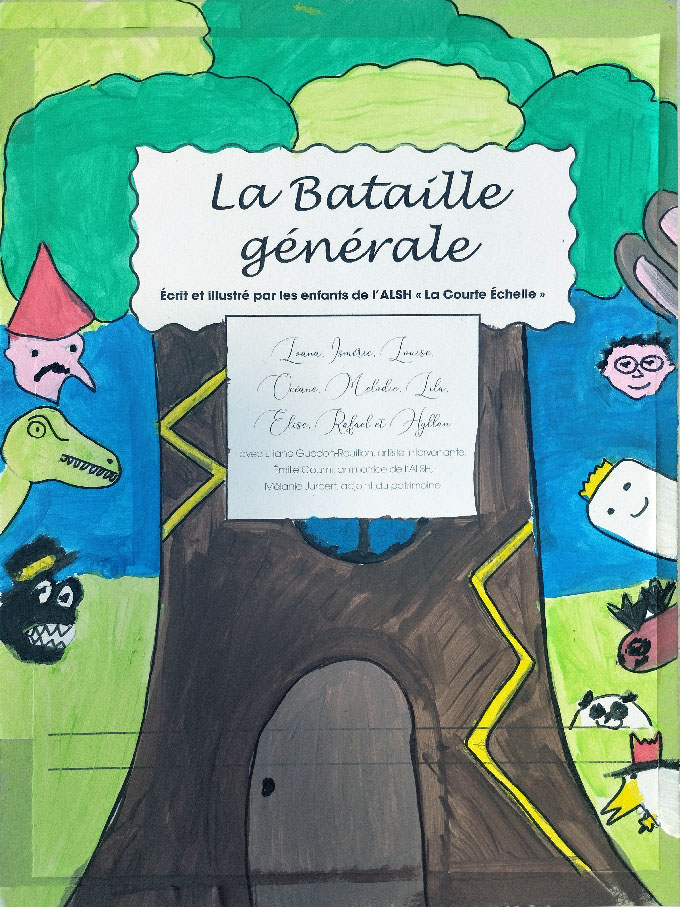 creation de livre avec les enfants du centre de loisirs 2