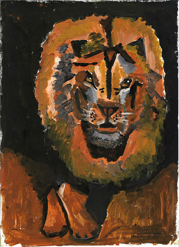 lion a l acrylique centre de detention d uzerche